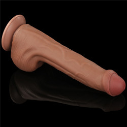 LoveToy SlidingSkin Gode Sliding Skin 20 x 5.3 cm Marron
